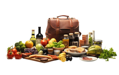 Navigating World Cuisine with Your Culinary Companion on White or PNG Transparent Background