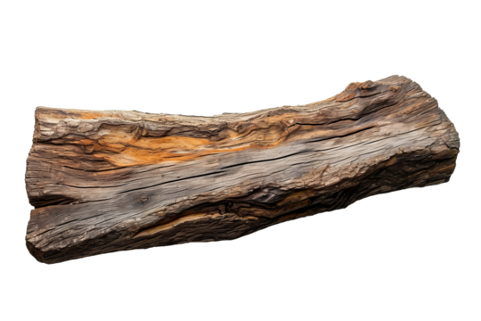 A piece of wood, cut out - stock png.	