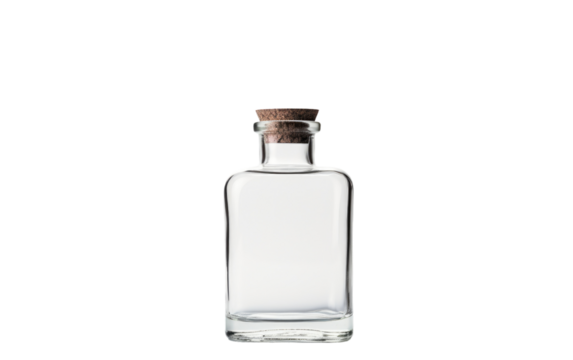 Empty Bottle Remembers Joyful Toasts on White or PNG Transparent Background