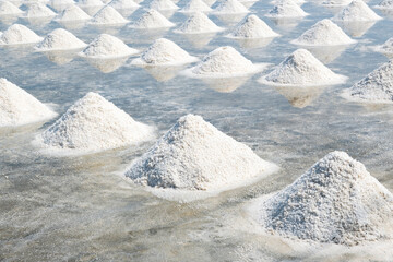 Salt farms have been used to produce salt for centuries. They are an important source of salt for both industrial and domestic use. Salt is used in a variety of products, including food - obrazy, fototapety, plakaty