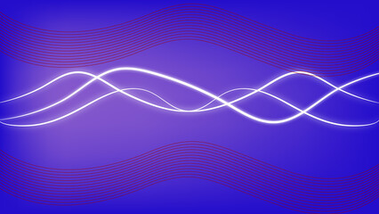 abstract blue wave background
