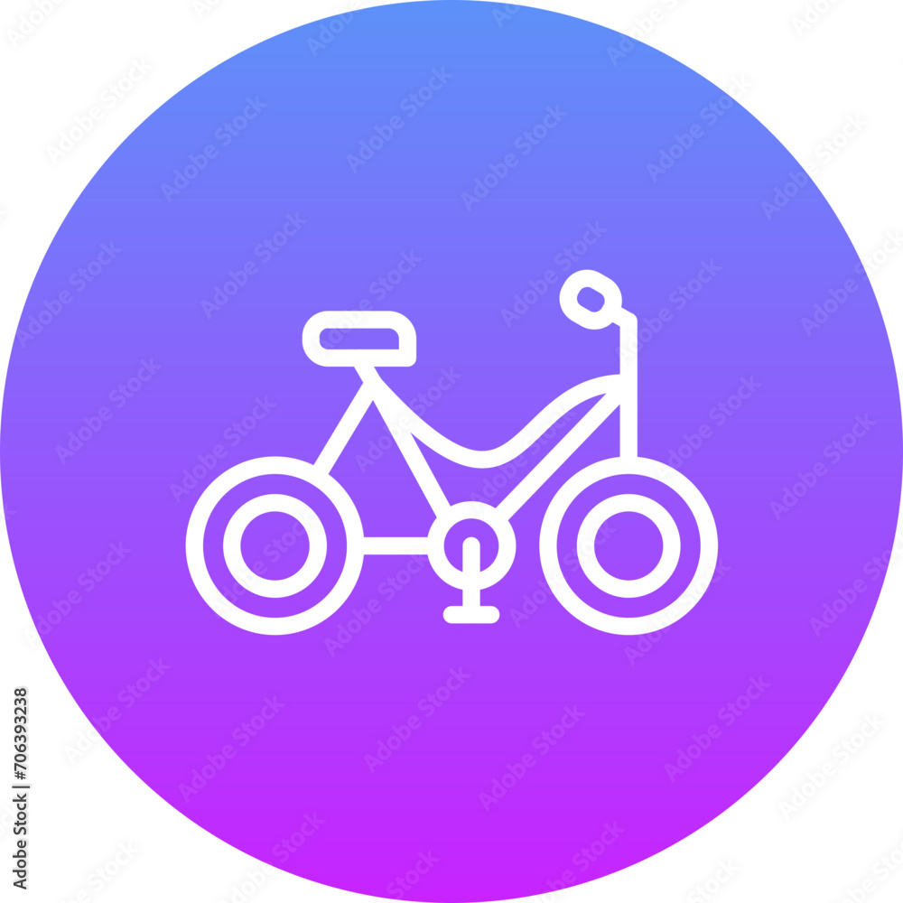 Canvas Prints bike toy icon