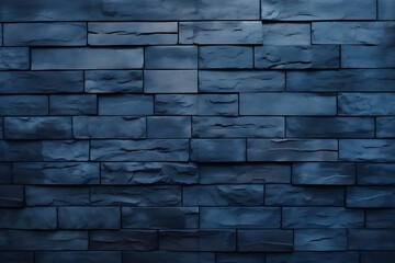 Blue Elegance: Enhancing Visuals with a Brick Wall Backdrop