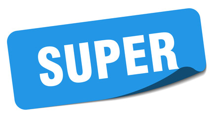 super sticker. super label