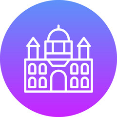 Castle Landscape Icon