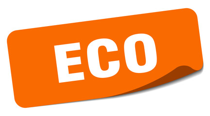 eco sticker. eco label