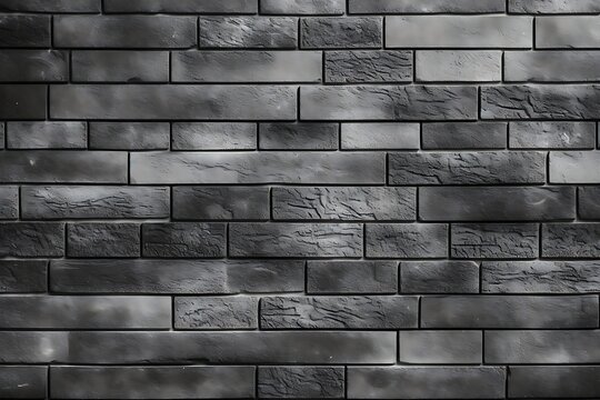 Fototapeta Modern Neutrals: Elevating Designs with a Grey Brick Wall