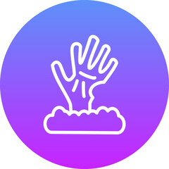 Scary Hand Icon