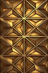 Bronze repeated geometric pattern
