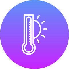 Hot Temperature Icon