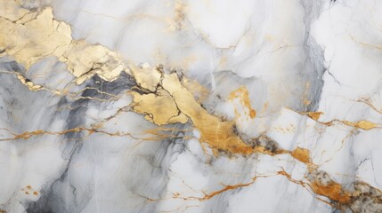 Marble stone texture background with elements of semi-precious stones and gold  AI generated illustration