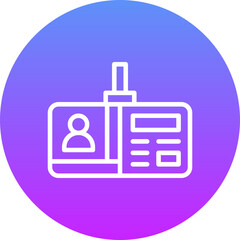 Identification Card Icon