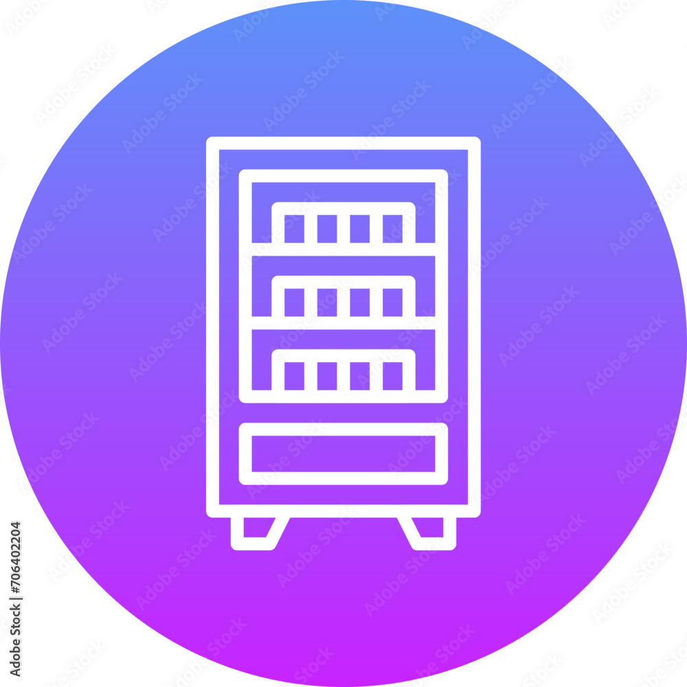 Poster vending machine icon