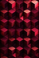 Burgundy repeated geometric pattern