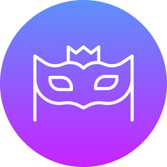New Year Mask Icon