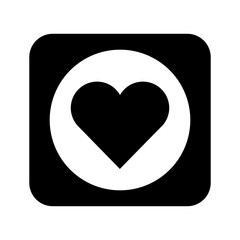 Love, Relationship and Valentine's Day Icons | Heart Filled Silhouette SVG Vector Illustration