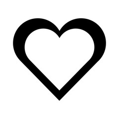 Love, Relationship and Valentine's Day Icons | Filled Silhouette SVG Vector Illustration | Heart