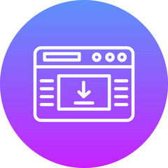 Webpage Download Icon