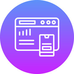 Fototapeta premium Responsive Icon