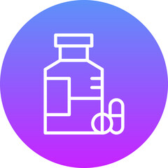 Pills Bottle Icon