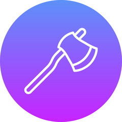 Obraz premium Axe Icon