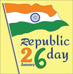 welcome to country - Republic day Indian Flag