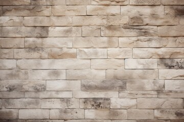 Cream and beige brown brick wall concrete or stone texture