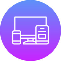 Fototapeta premium Responsive Design Icon