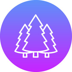 Obraz premium Forest Icon