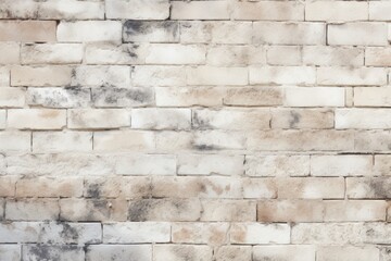 Cream and ecru brick wall concrete or stone texture 