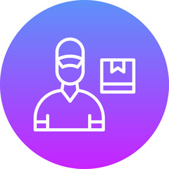 Delivery Man Icon