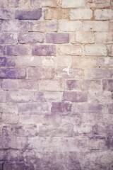 Cream and lilac brick wall concrete or stone texture