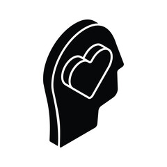 Grab this carefully crafted isometric icon of romantic mind, ready to use