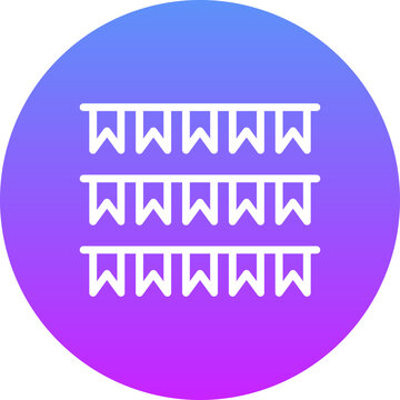 recommend clip art: Bunting Icon