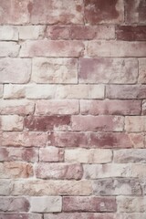 Cream and mulberry brick wall concrete or stone texture