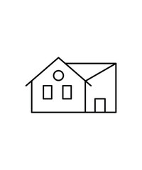 home icon, vector best line icon.