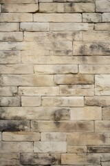 Cream and olive brick wall concrete or stone texture 