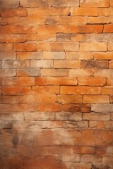 Cream and orange brick wall concrete or stone texture