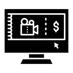 Online Cinema Booking Icon of Cinema iconset.