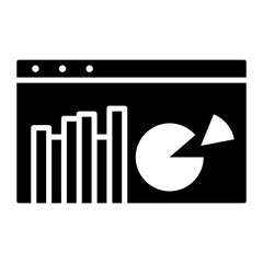 Webpage Statistics Icon of Business iconset.