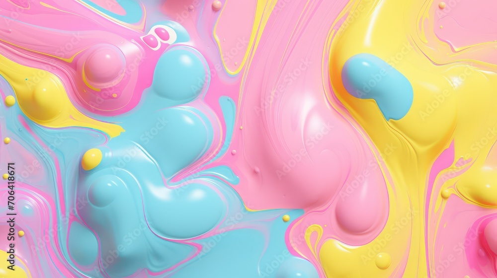 Poster abstract background with splashes
