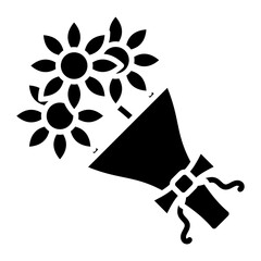 Flower Bouquet Icon of Wedding iconset.