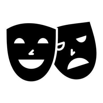 Theatre Mask Icon of Entertainment iconset.