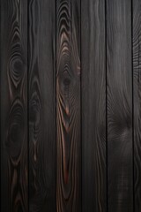 Ebony wooden boards with texture as background