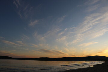 Obraz premium sunset over the sea