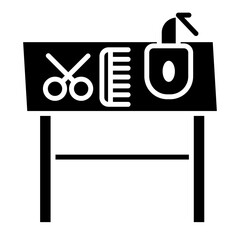 Table Icon of Hair Salon iconset.