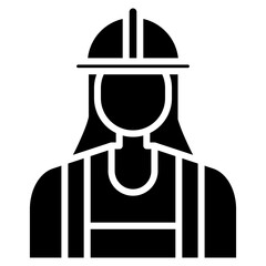 Female Engineer Icon of Engineering iconset.