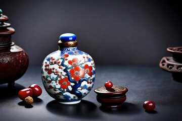 christmas decorations on a white background