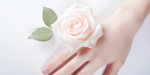 Fashionable Hand Care: Embracing the Beauty of Pink Roses and Natural Cosmetics