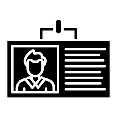 ID Card Icon of Office Stationery iconset.